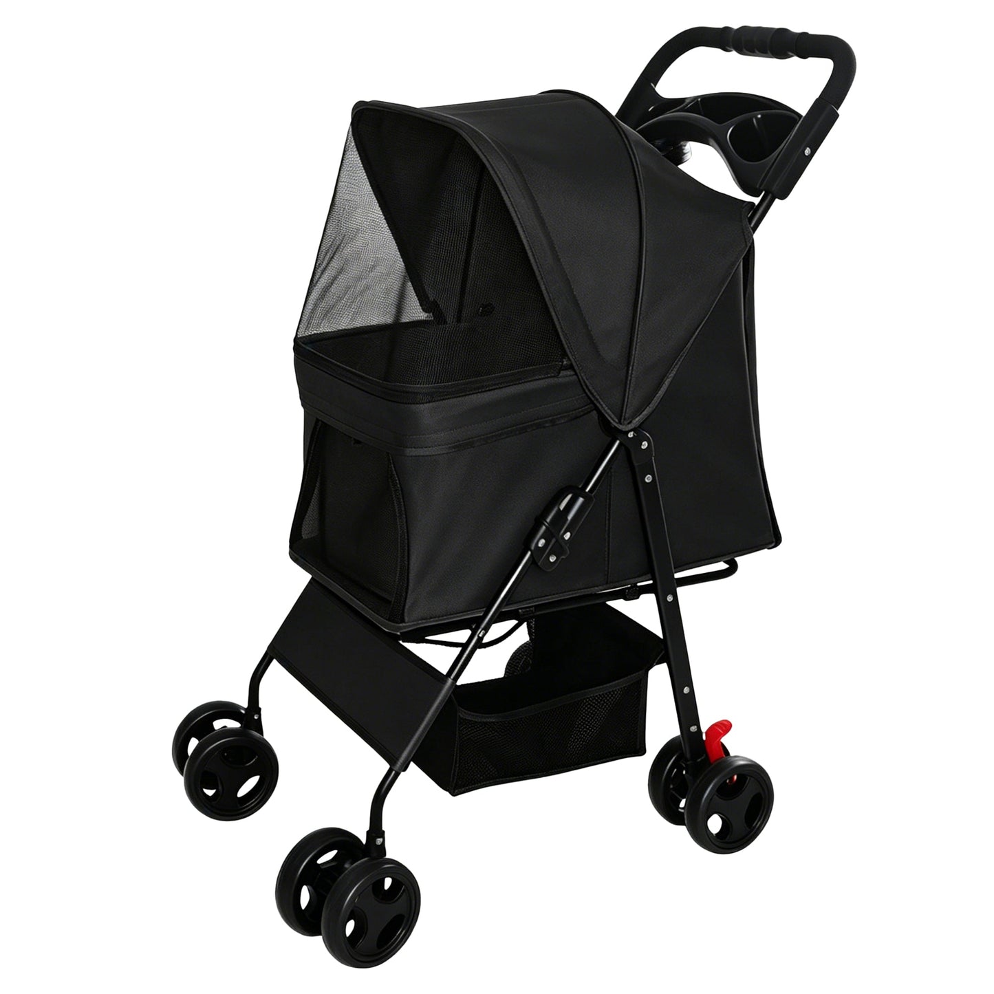Foldable Pet Stroller for Small Dogs and Cats Under 28 lbs