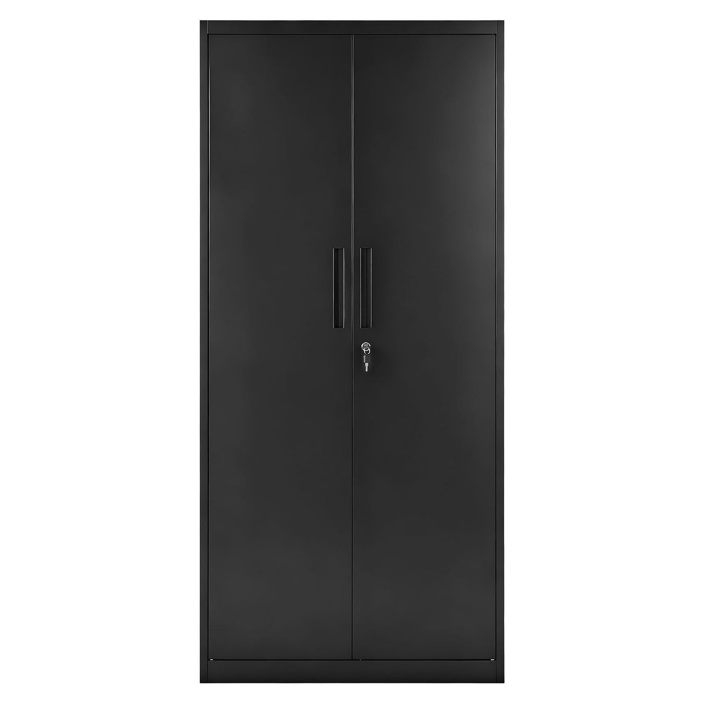 Metal Storage Cabinet, 68.9 in Lockable Steel Garage Cabinet