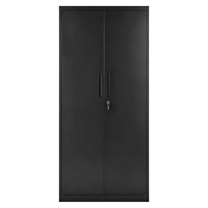 Metal Storage Cabinet, 68.9 in Lockable Steel Garage Cabinet