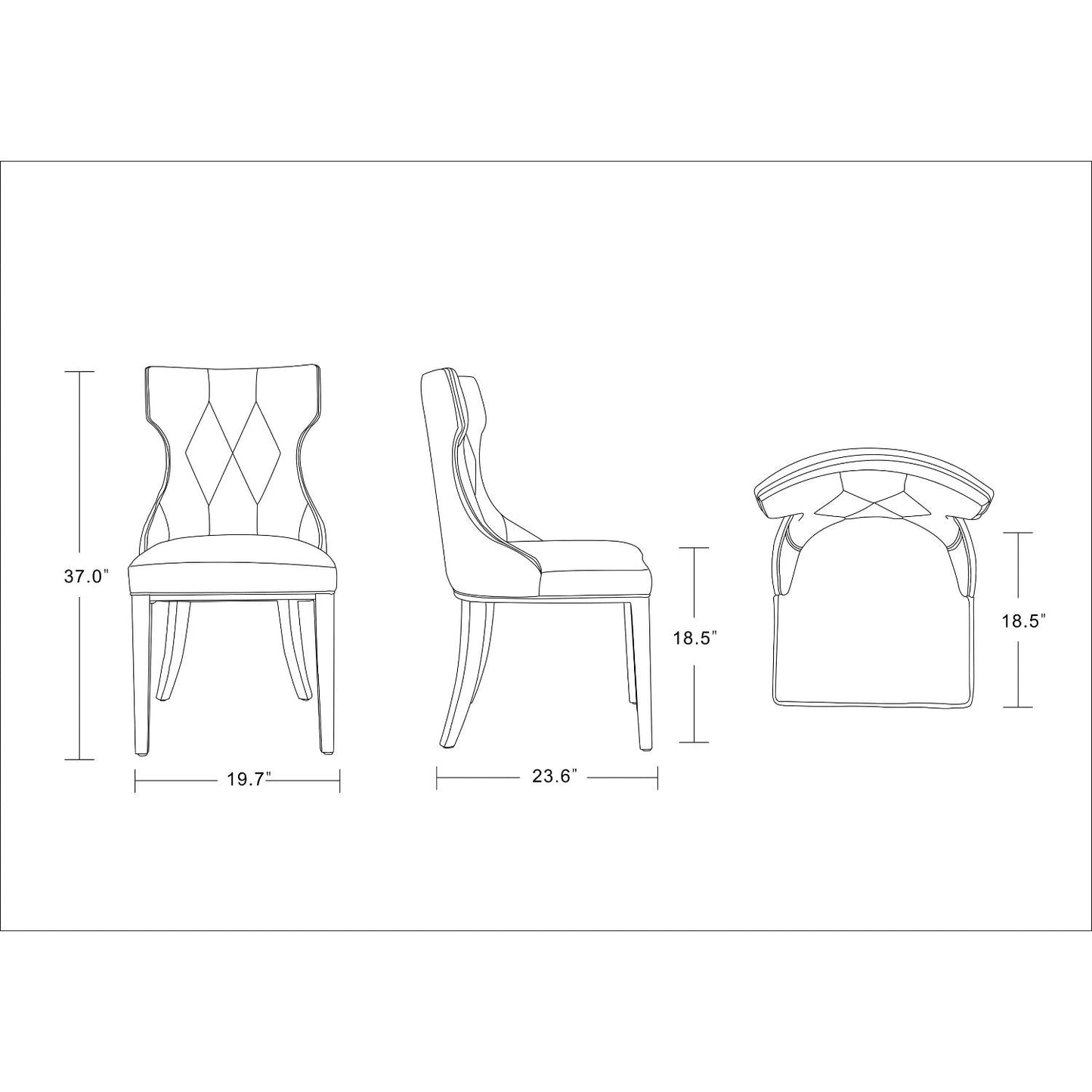 Reine - Dining Chair (Set of 2)
