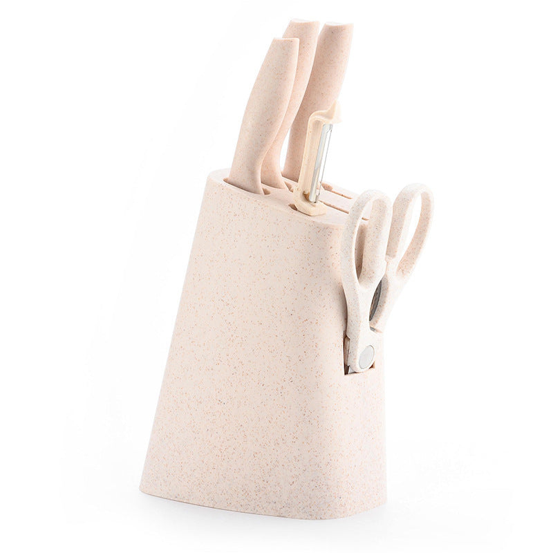 Stainless Steel Children's Complementary Food Gift Set Of Seven Wheat Stalk Cutting Boards