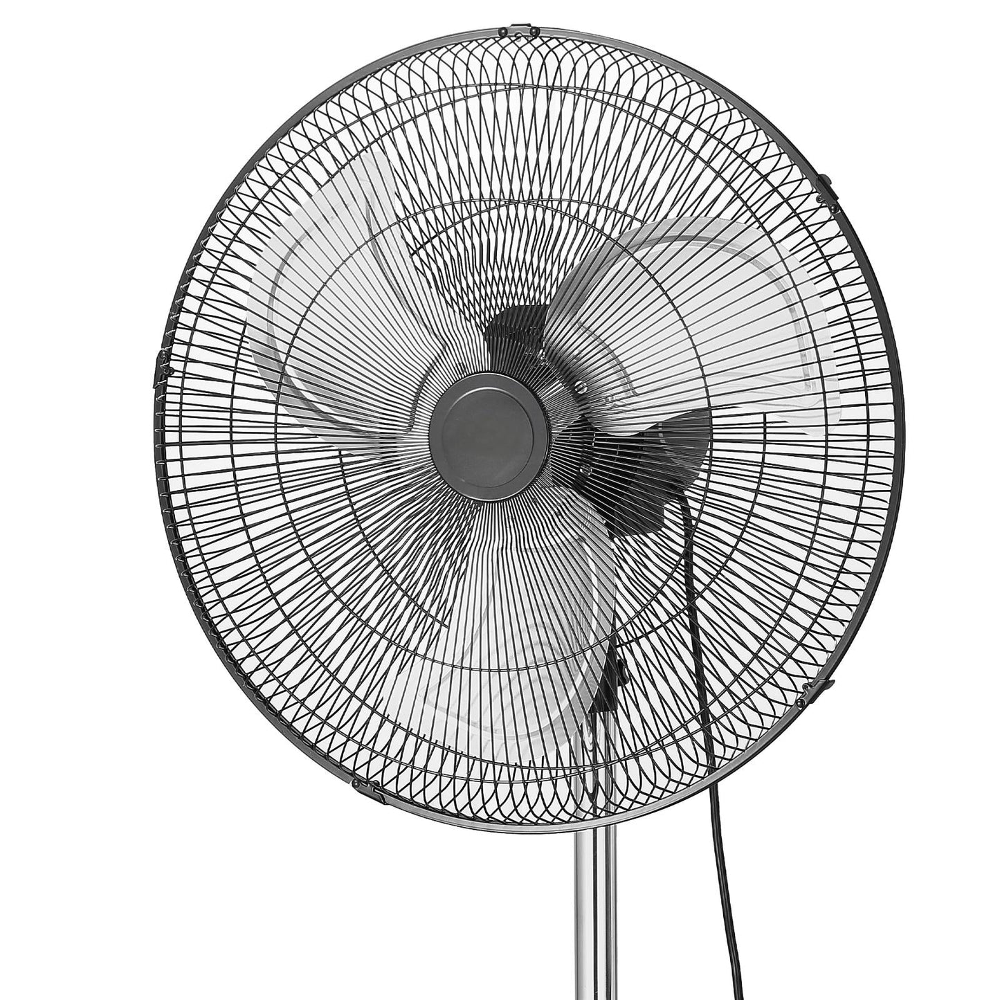 18" Industrial Pedestal Fan 3-Speed Oscillating Fan with Adjustable Height