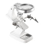 LED Light Helping Hands Magnifying Glass 3X/4.5X w/ 360¡Adjust Third Hand Soldering Vise