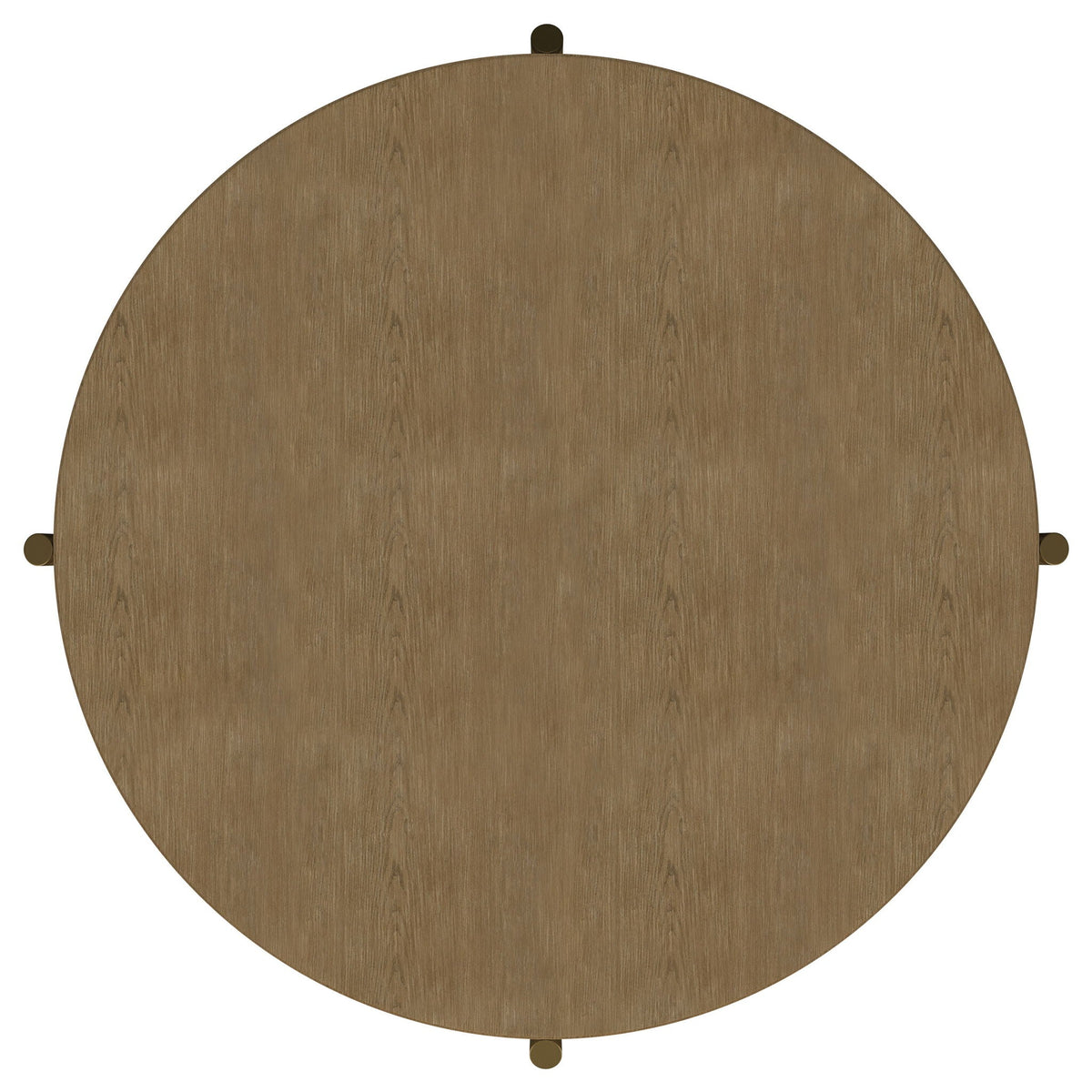 Arini Round Coffee Table With Storage Shelf Sand Wash