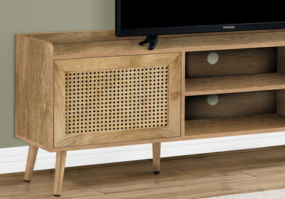 72-Inch Transitional TV Stand Console with Storage