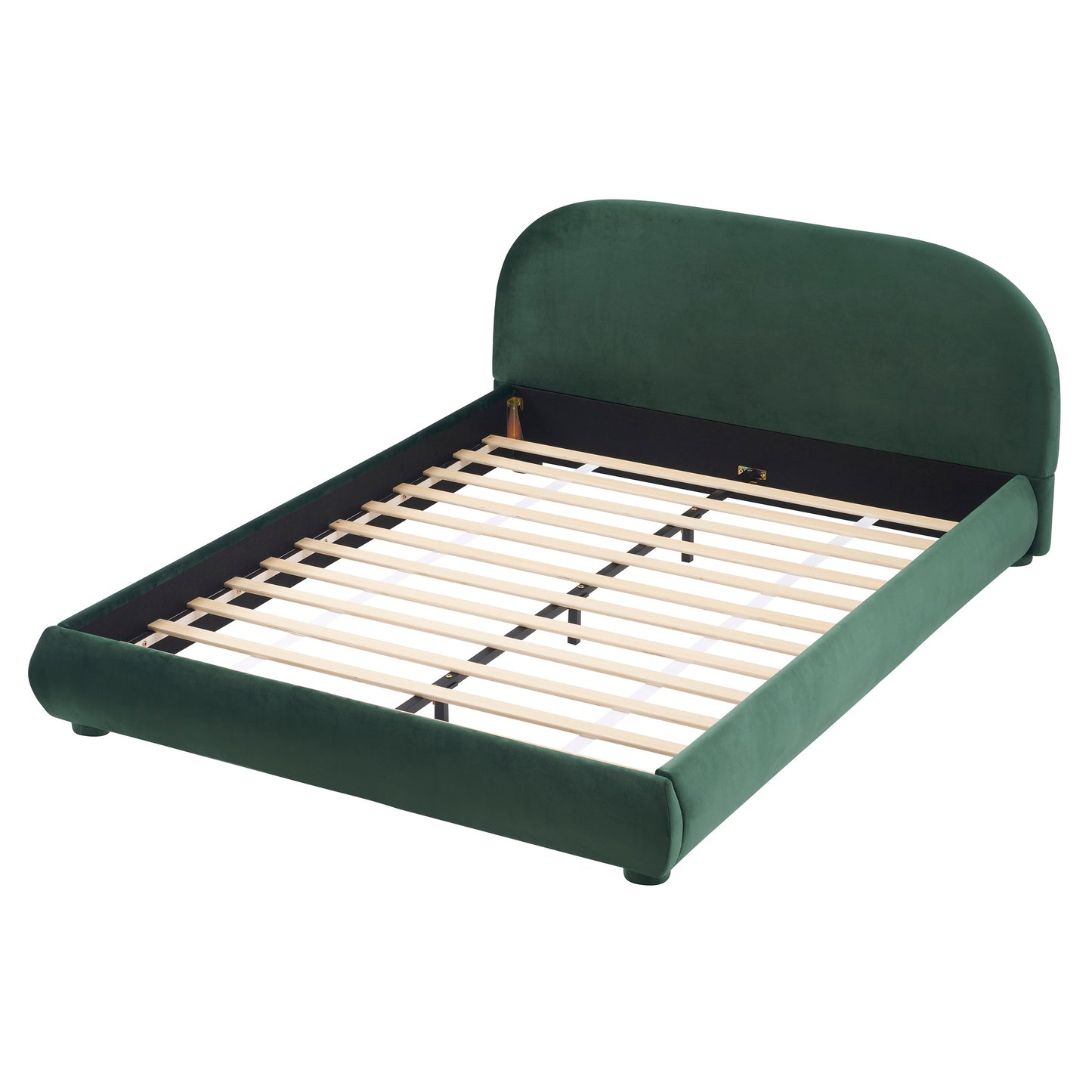 Dark Green Velvet Bed Frame
