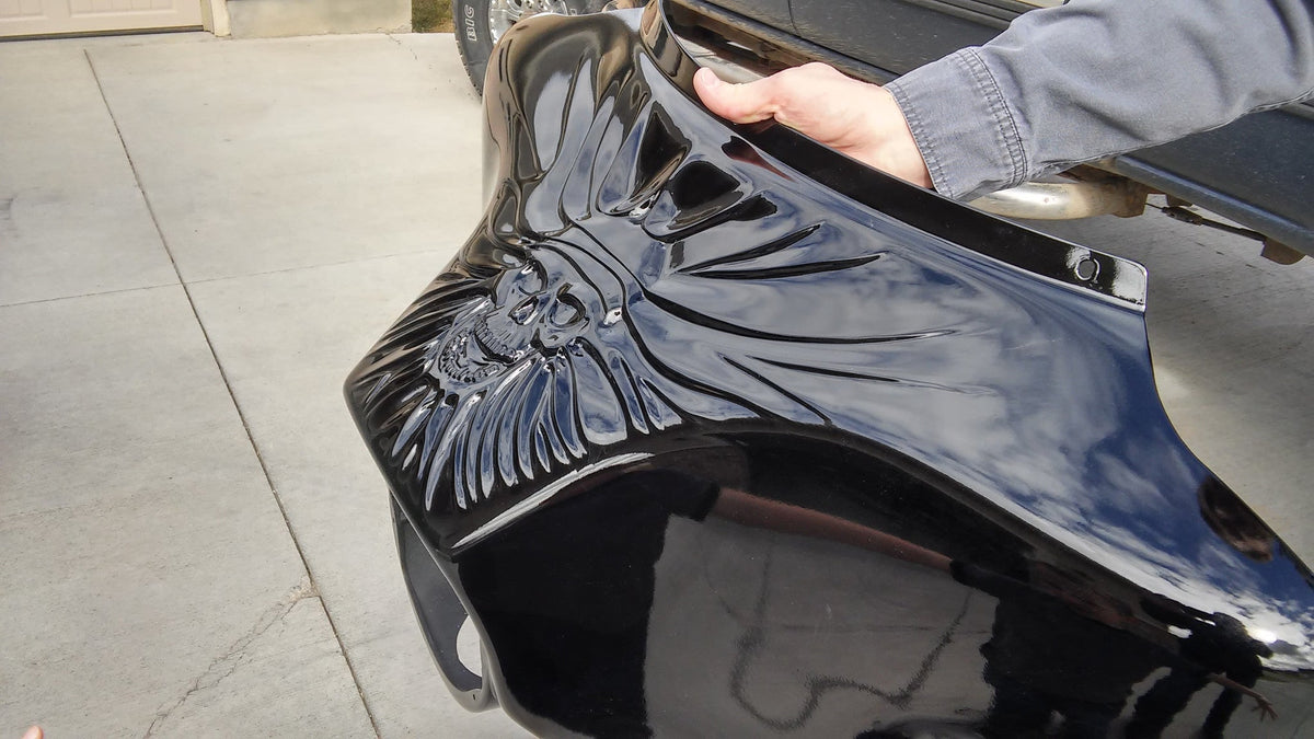 Harley davidson Stretched Skull fairing batwing