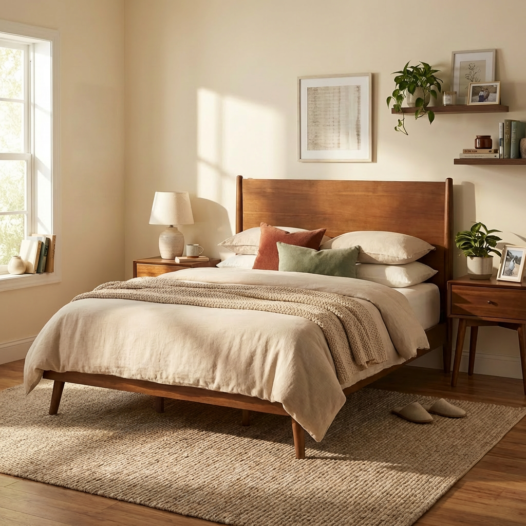 Cohron Solid Wood Platform Bed (Queen)