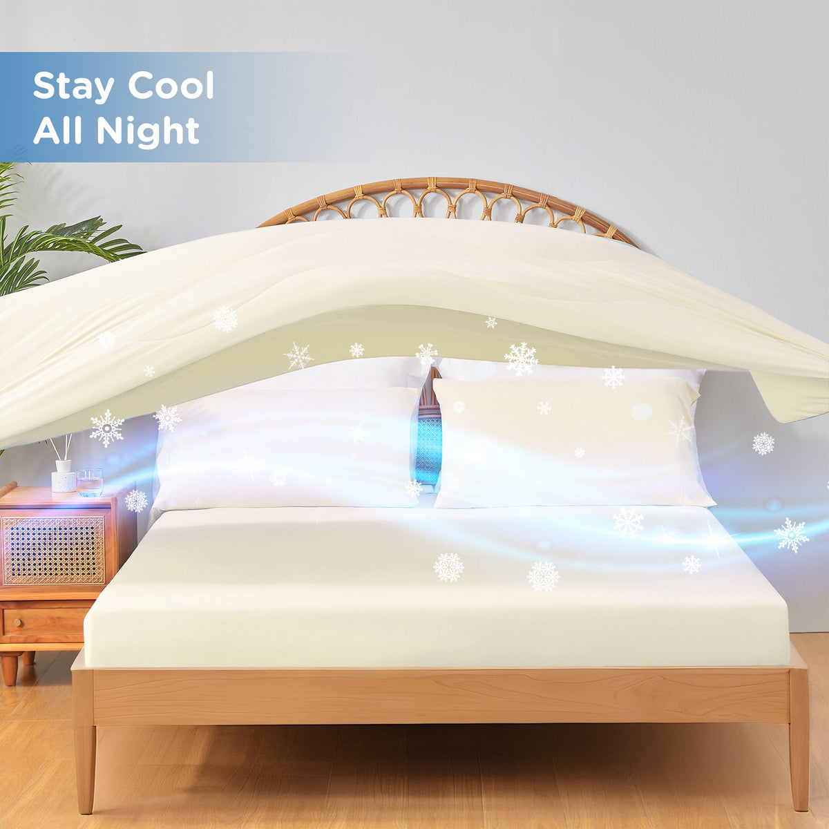 2-Piece Twin Cooling 3pc Sheet Set