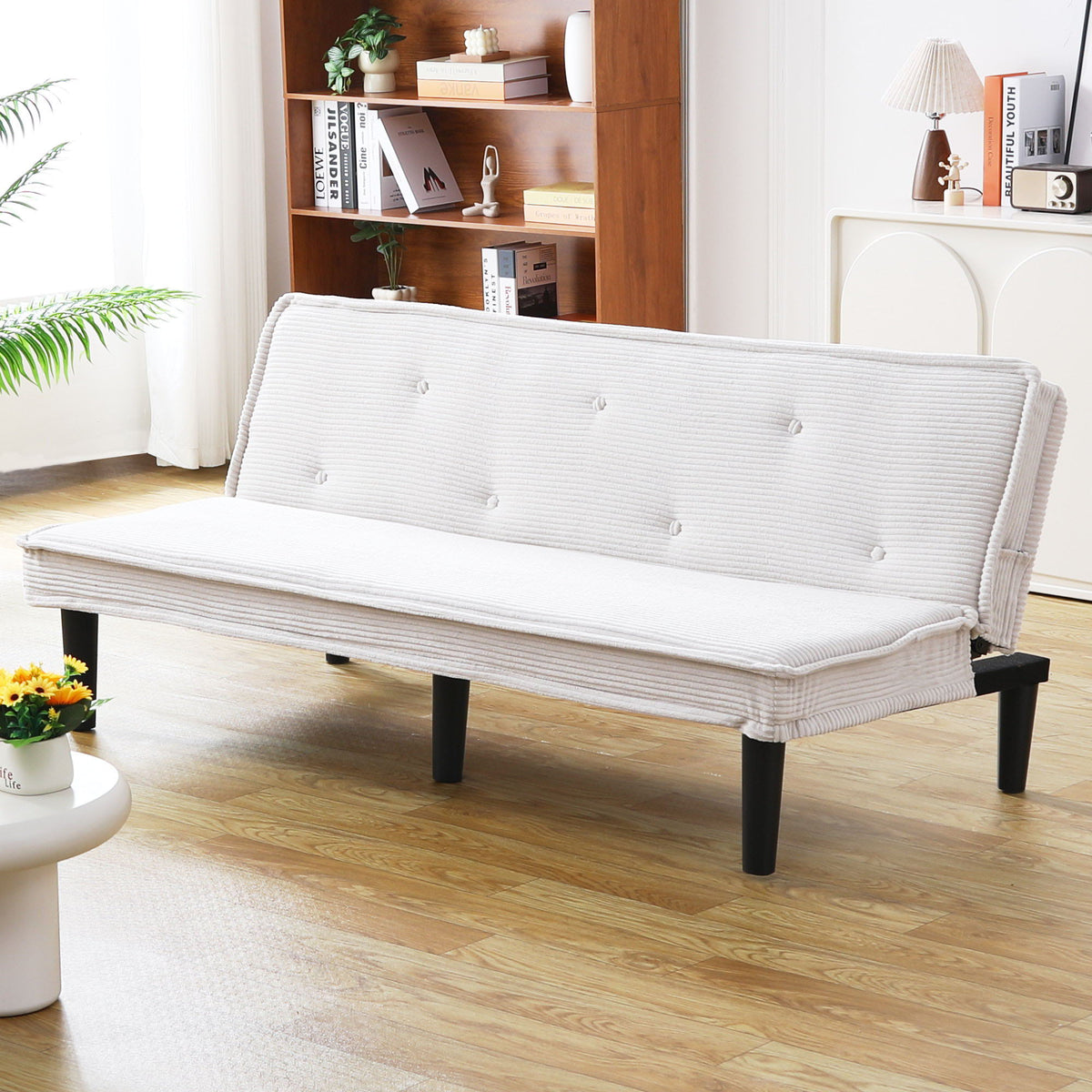 Versatile Sofa Bed With Solid Wood Frame