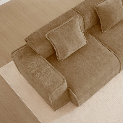 Streamlined Design Modular 4 Seat U Shape Sectional Sofa
