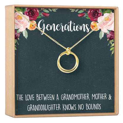 Generations Necklace, Multiple Styles