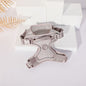 Cross-border Gentleman Gray Corduroy Pet Collar Chest Strap Suit