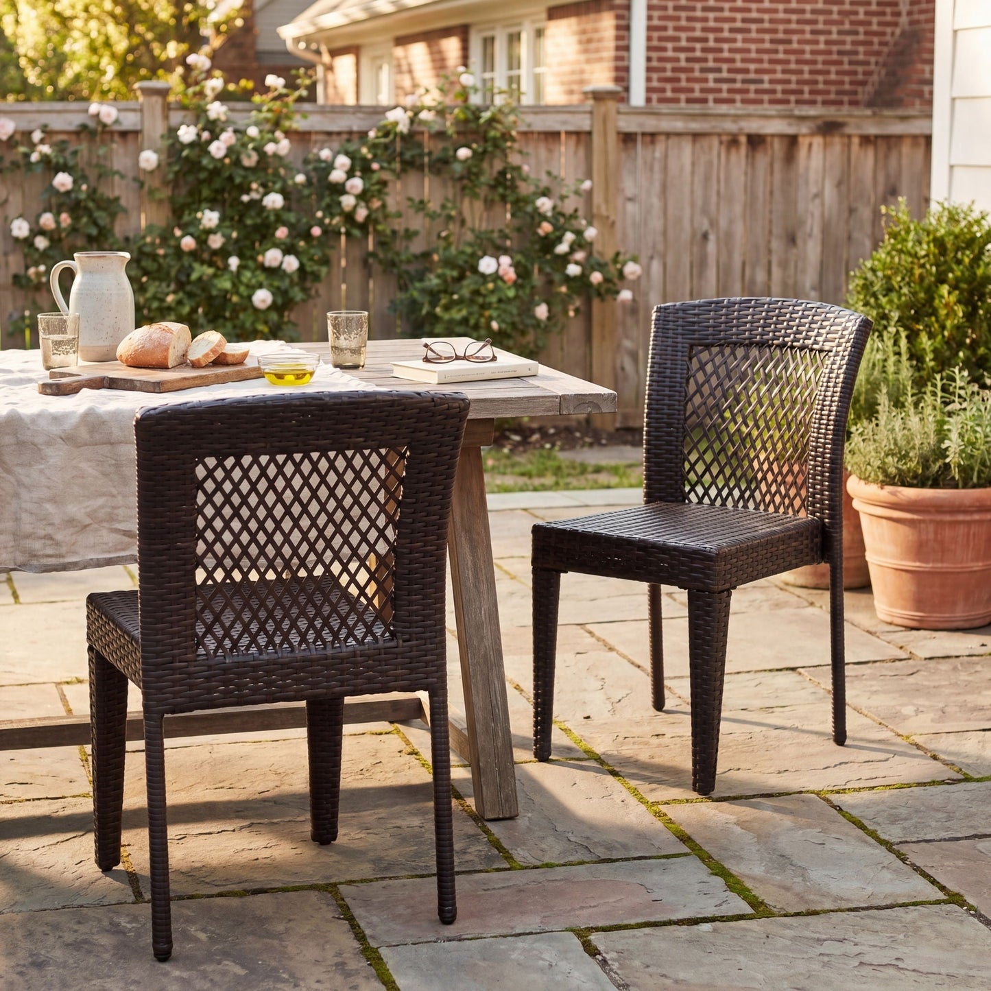 Outdoor Dining Stackable Chairs