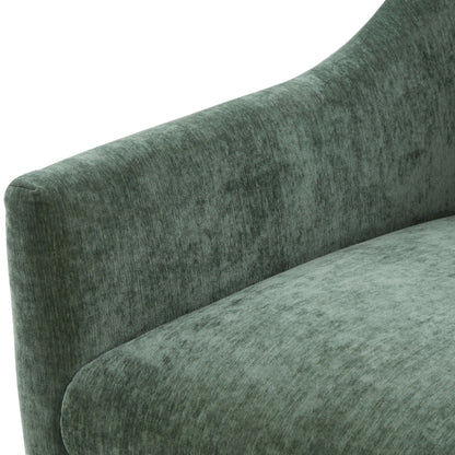 Luisa - Skirted Swivel Accent Chair