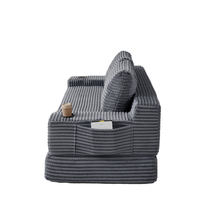 70.8-Inch Corduroy Two-In-One Sofa Bed