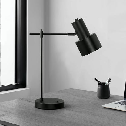 Lighting, Table Lamp, USB Port Included, Modern - Black