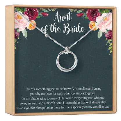 Aunt of the Bride Necklace, Multiple Styles