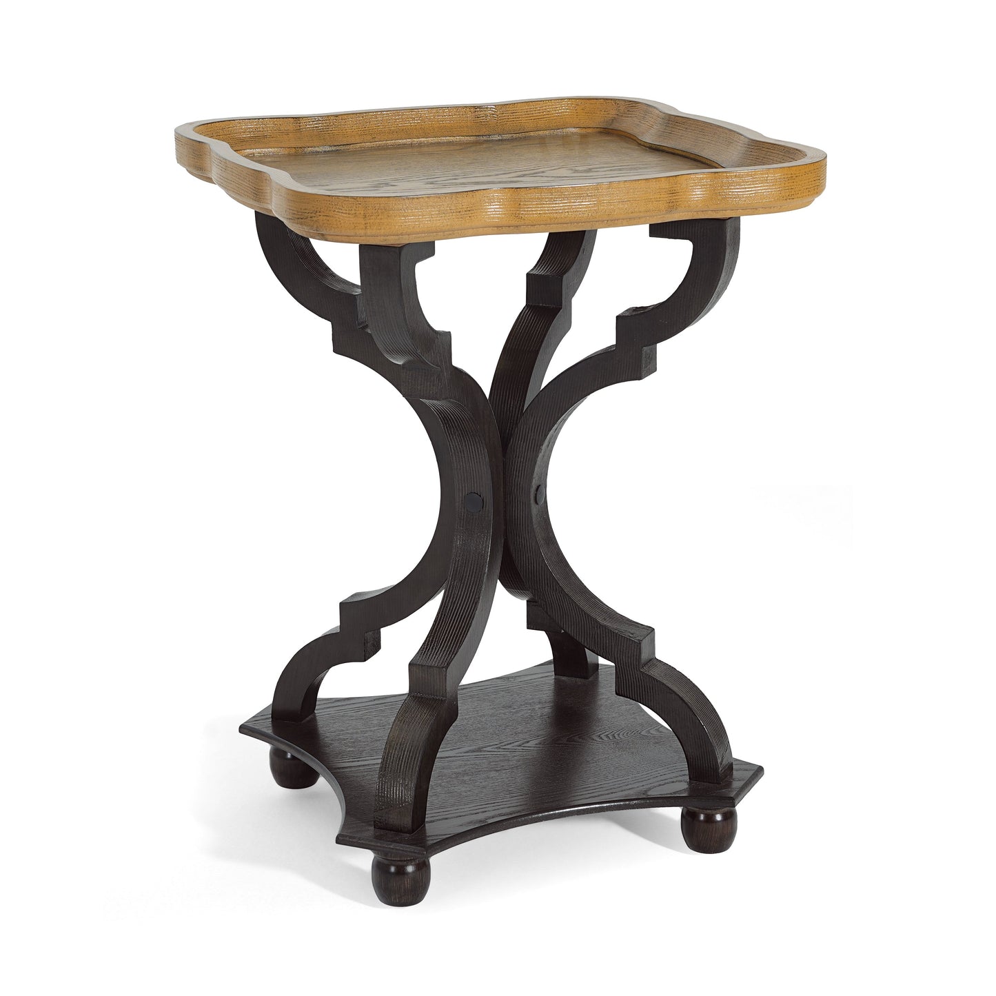End Table (Natural + Black)