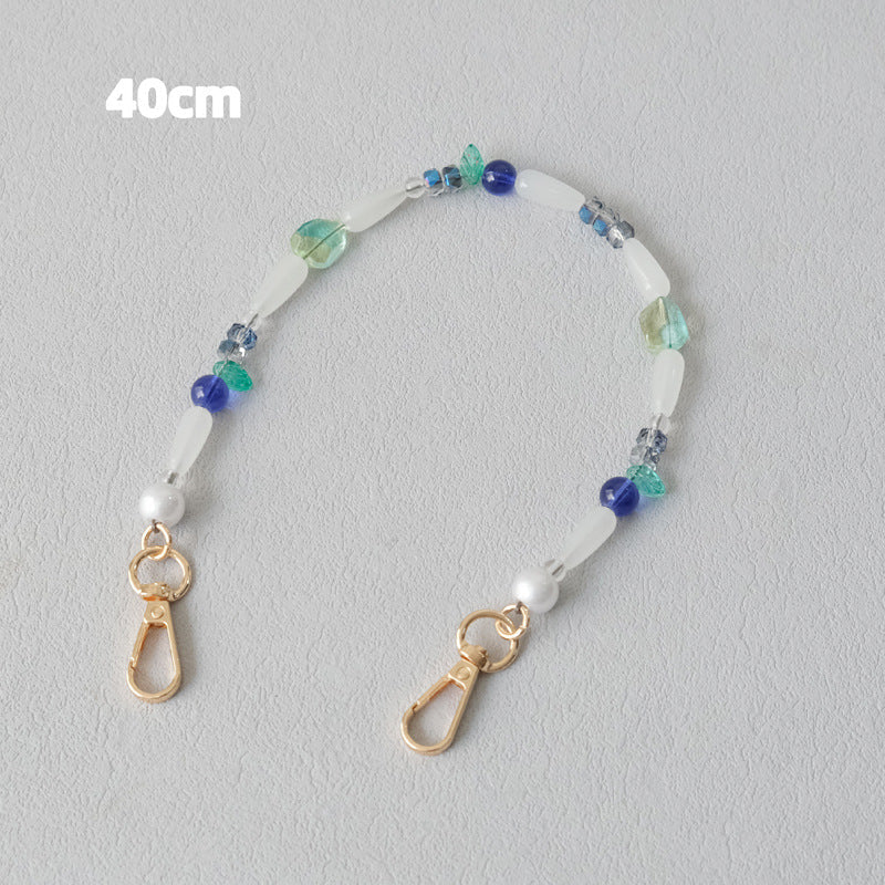 Fashion Bead Bracelet Accessories Crossbody Bag Chain