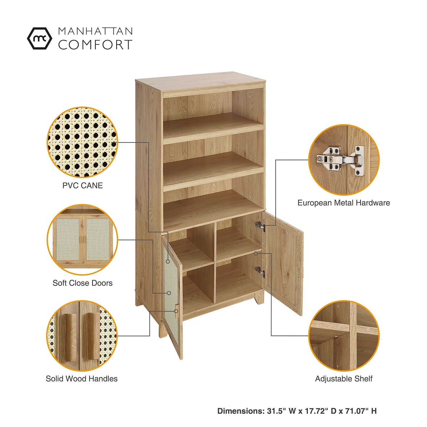 Sheridan - Bookcase Cabinet