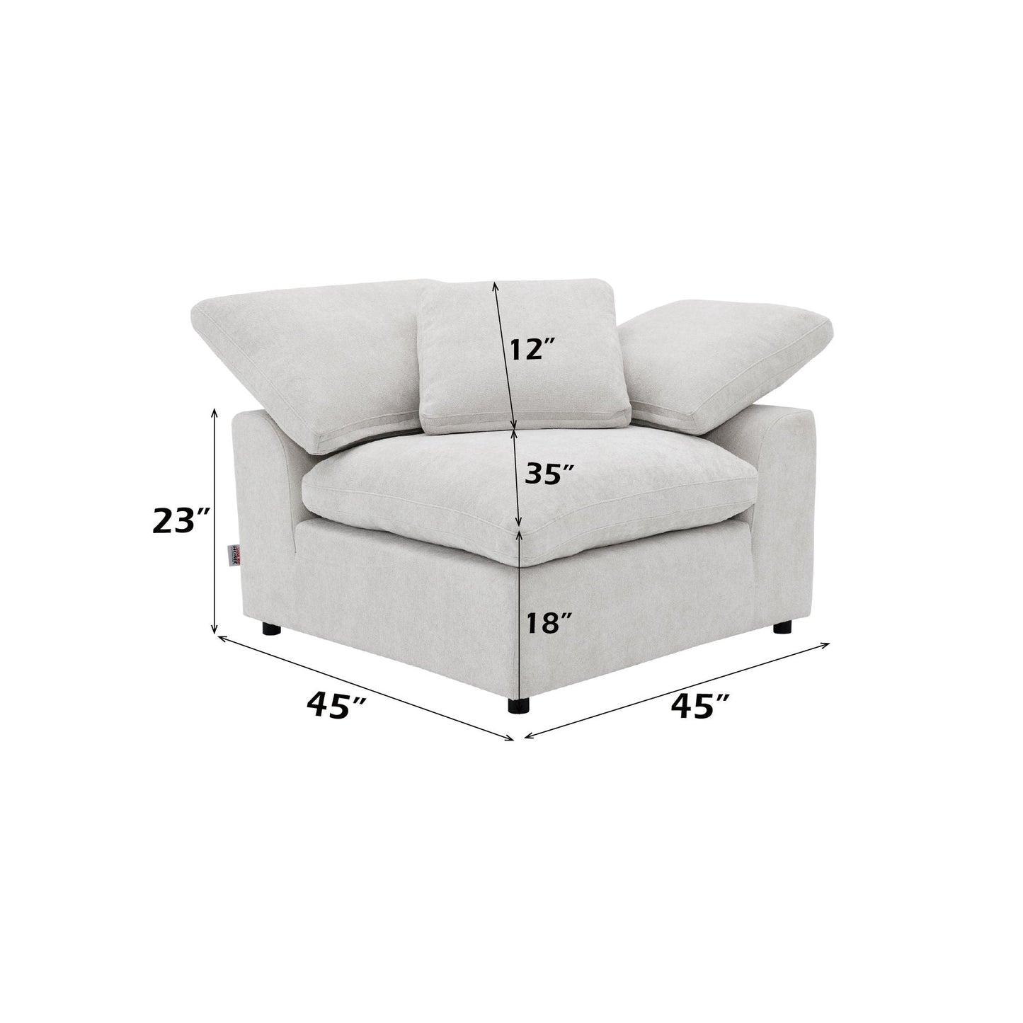 Naveen Modular Sectional With Ottoman