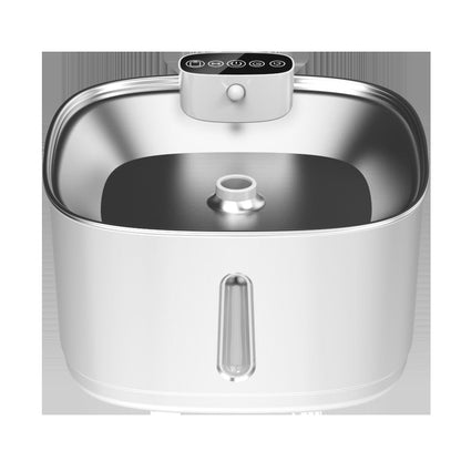 Smart Pet Water Fountain Wireless Stainless Steel Water Dispenser