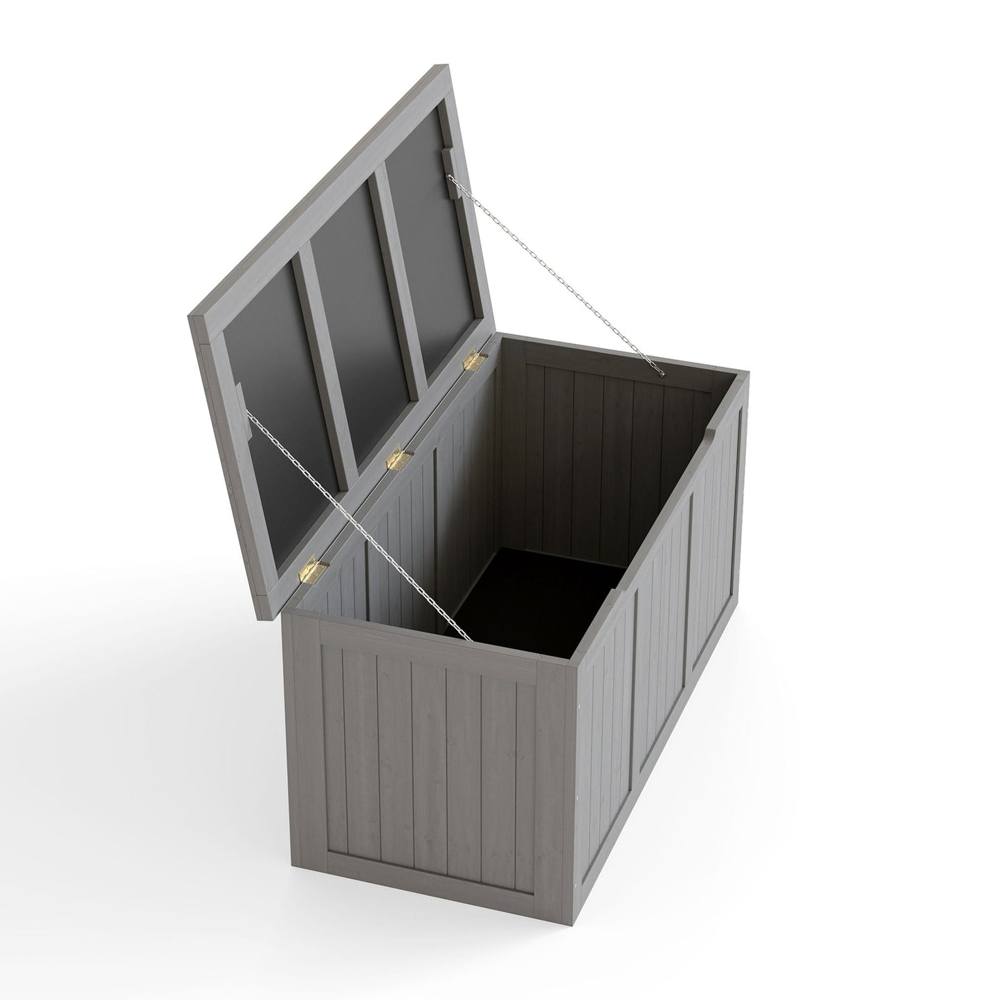 Outdoor Deck Box, Storage With Seat & Table Top
