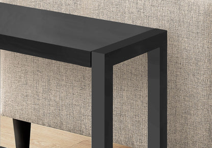 Accent Side Table Narrow Small 2-Tier Contemporary Modern