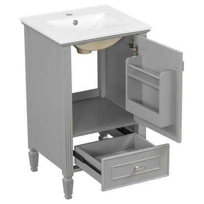 Retro Bathroom Vanity With Sink