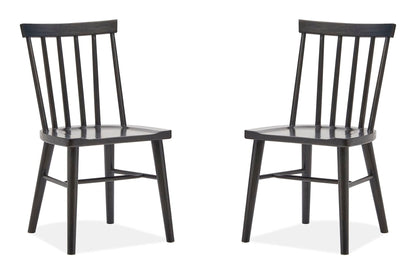 Lindon - Dark Dining Side Chair (Set of 2) - Dark Brown