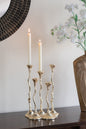 5-Light Cast Aluminum Taper Candle Holder