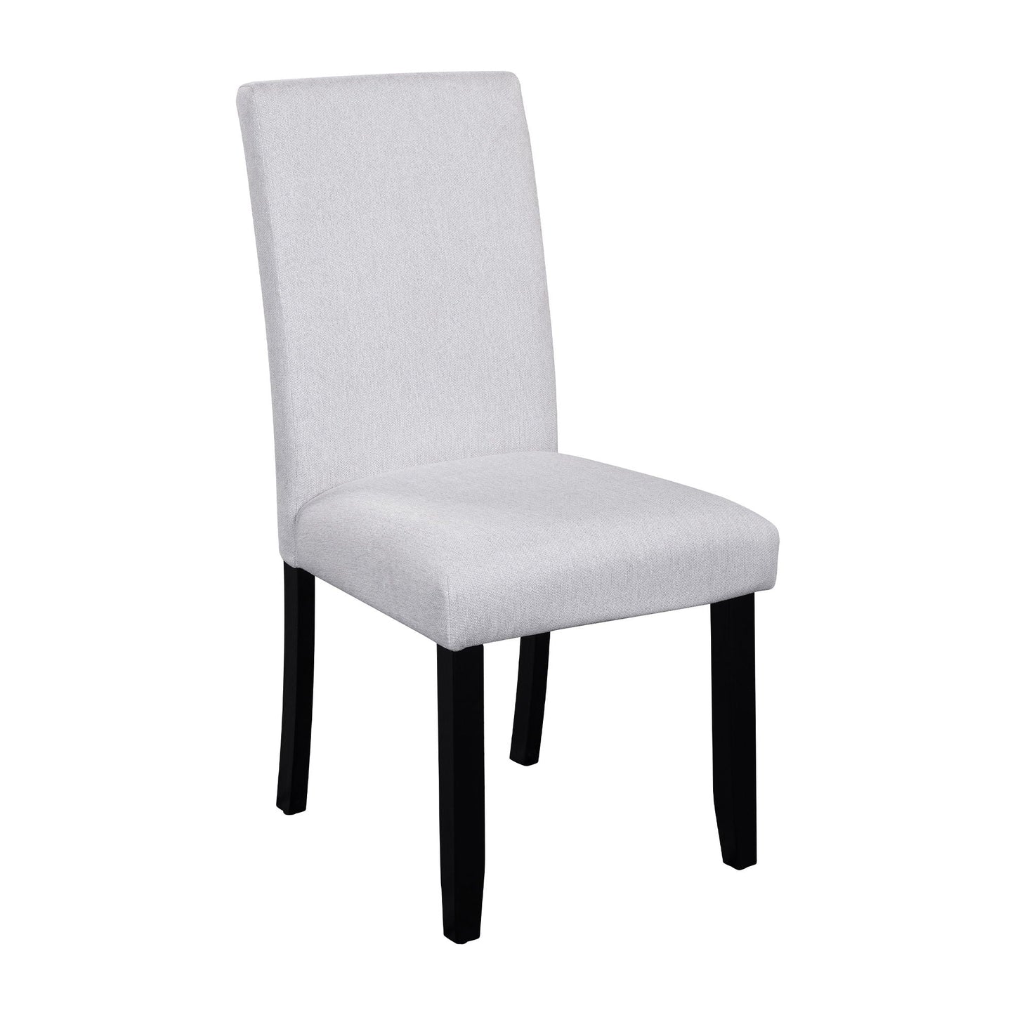 5 Piece Round Dining Table Set, Modern Dining Table And 4 Upholstered Chairs For Dining Room