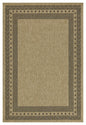 Earth GC_NTL1006 Jute/Black Indoor/Outdoor Area Rug
