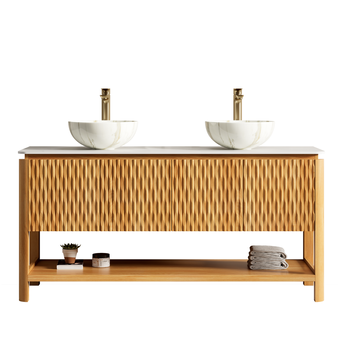 Sharma 60" Bathroom Vanity & Sinks