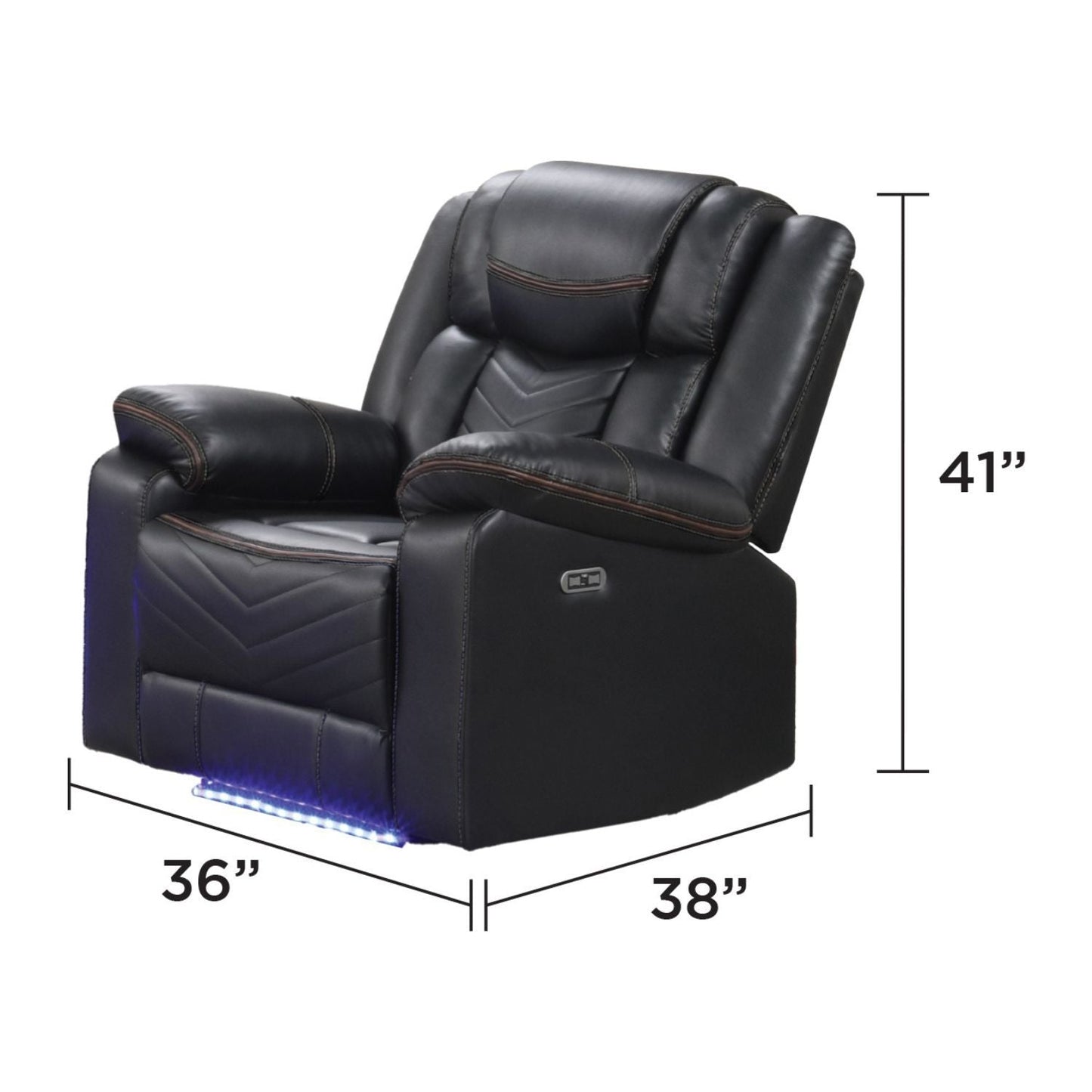 Challenger LED Power Recliner Set