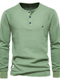Men's Waffle-Knit Long Sleeve T-Shirt