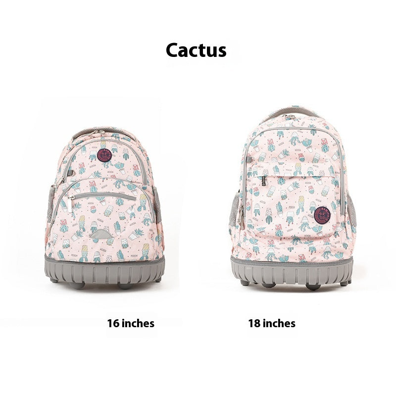 Children's Trolley Schoolbag Student Korean Style Backpack