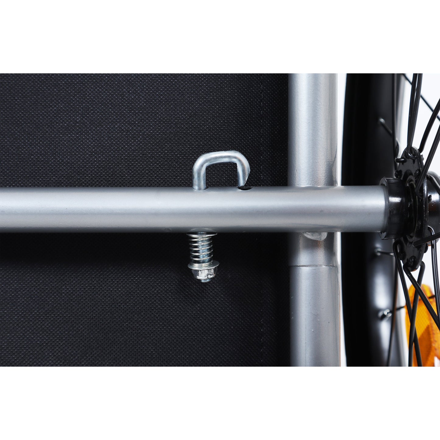 Large Folding Bike Trailer for Dogs – 66Lb Capacity All-Terrain Pet Carrier