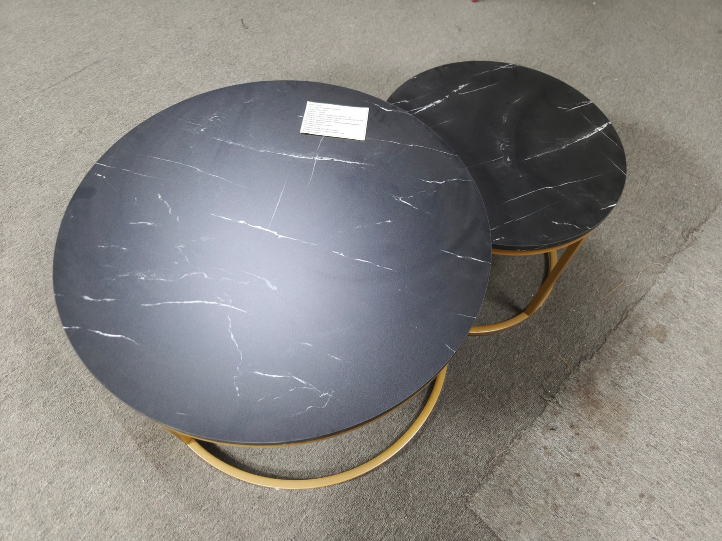 27.6in Nesting Coffee Table Set of 2