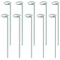10 Packs 16in Plant Support Stakes Garden Flower Single Stem Support Stake Iron Plant Cage Support Ring For Tomatoes Orchid Lily Peony Rose Flower Ama