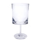 Halo - Leadingware Oval Plastic Wine Glasses (Set of 4) Unbreakable Bpa Free Acrylic, 12Oz - Clear