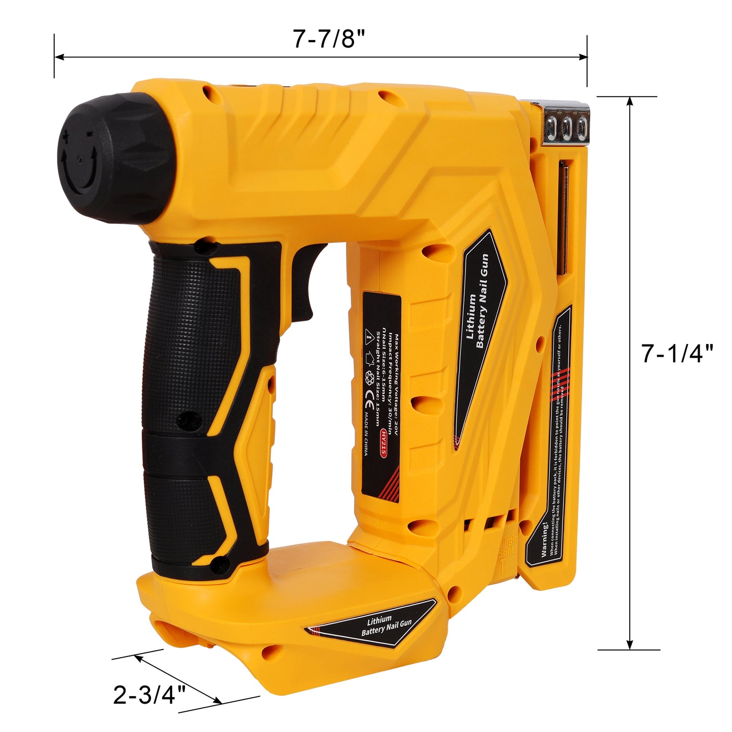 2-in-1 Cordless Brad Nailer & Narrow Crown Stapler