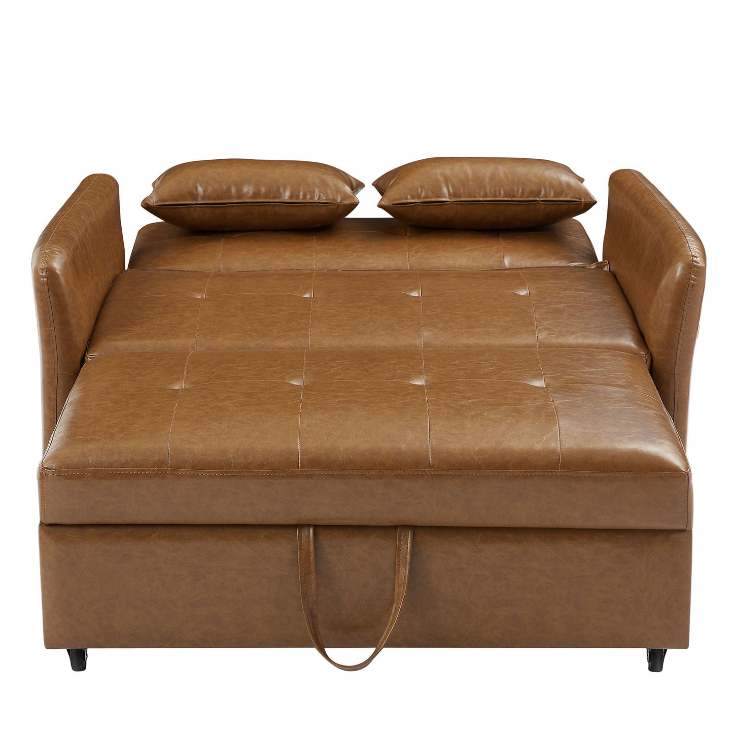 Convertible Sleeper Sofa Bed With 3 USB Ports