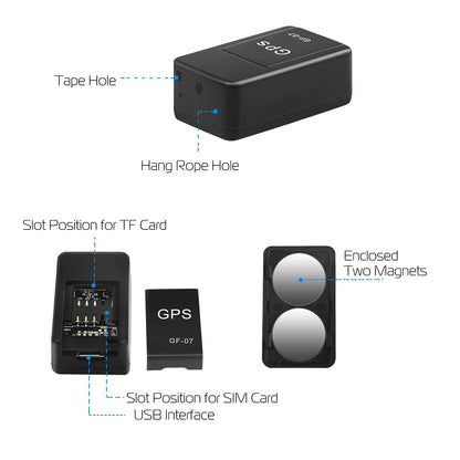 GPS Tracker Magnetic GSM GPRS GPS Tracker Anti-theft Car Kids Tracking Locator Anti-lost Pets Tracking