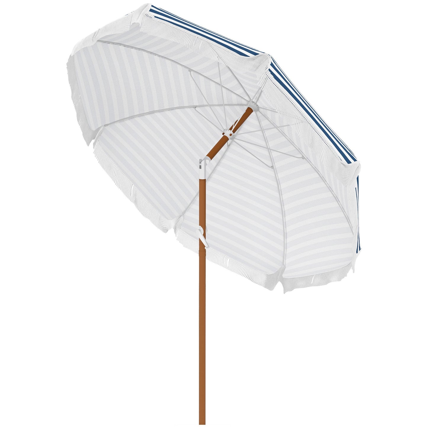 Outsunny 7 x 7 ft Outdoor Patio Umbrella with Tilt and Vent
