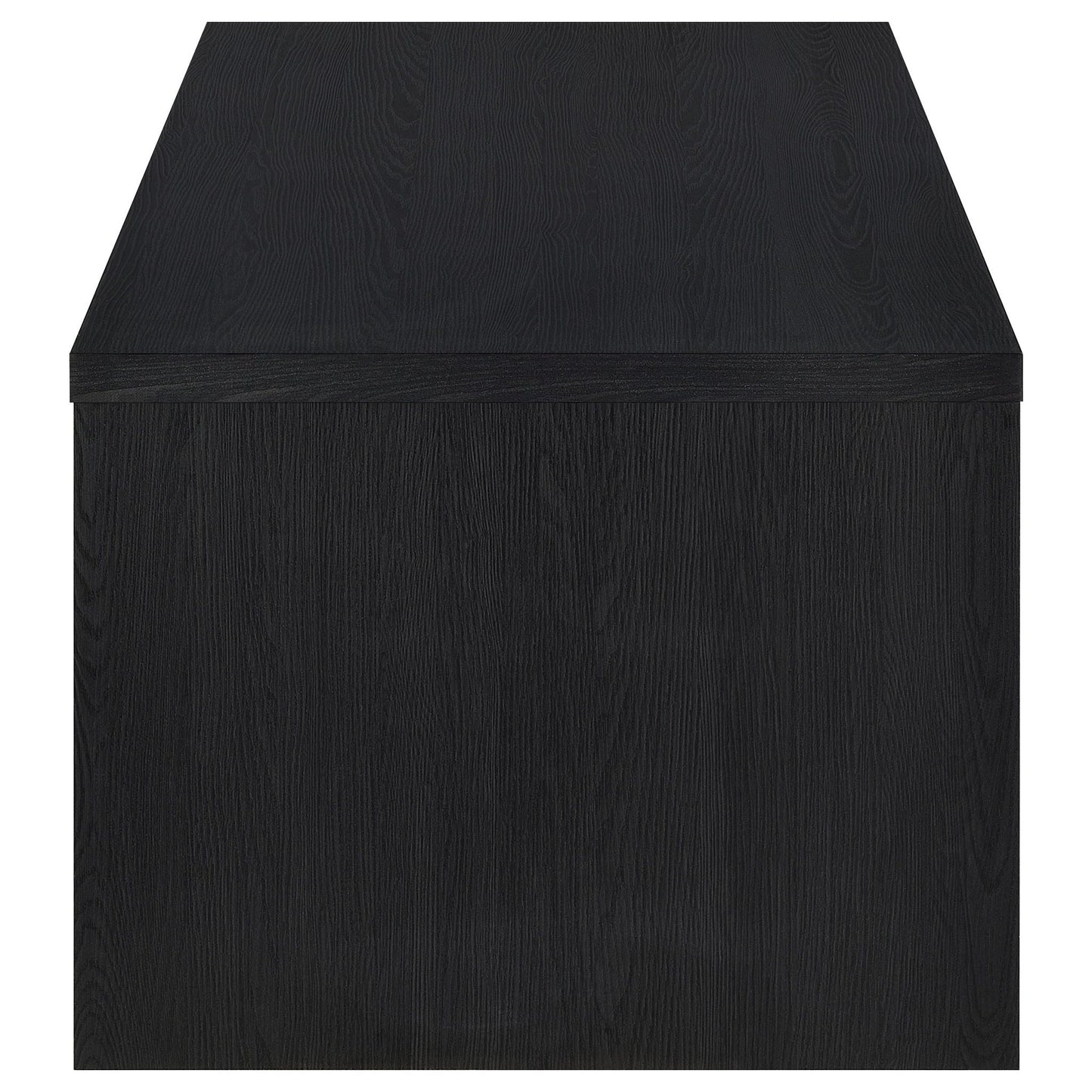 Canyon - Lift Top Table With Dual Drawers Storage Solution - Black