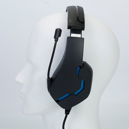 Gaming Headsets Stereo Bass Over Ear Headphones w/LED Light Earmuff w/ Mic 3.5mm Plug USB 6.72FT Cord Fit For PS4/PS Vita/XBOX One S/PC/Laptop/Compute