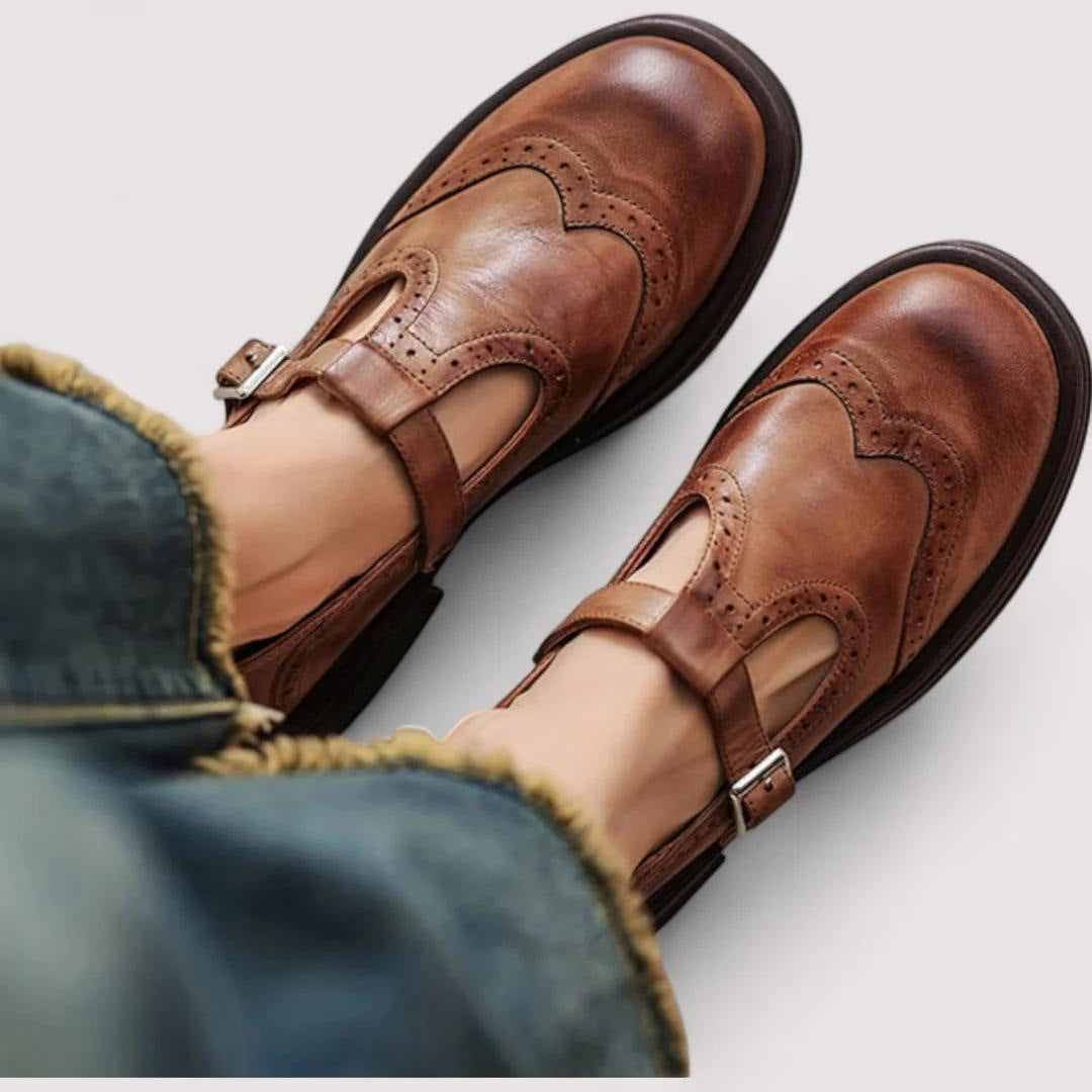 Casual Flat Mule Loafers In British Style