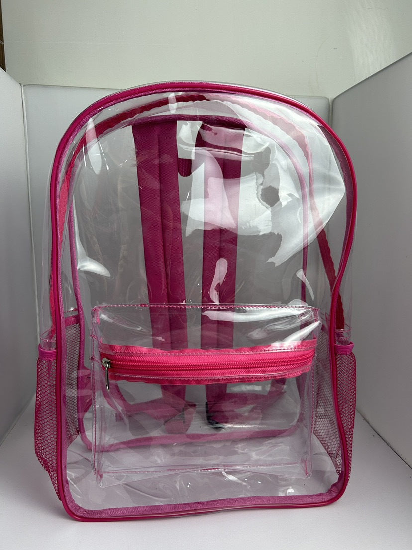 Transparent PVC Clear Storage Backpack Jelly-style Shoulder Bag